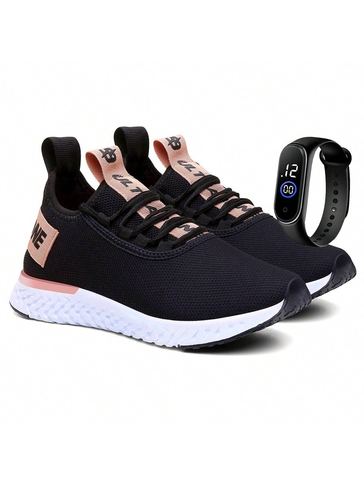 Tenis Academia Feminino Confortável Active + Relógio