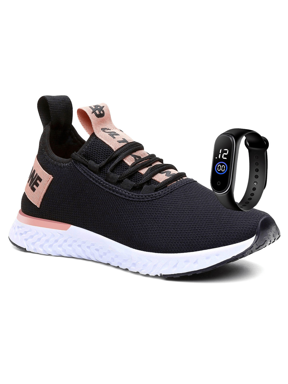 Tenis Academia Feminino Confortável Active + Relógio