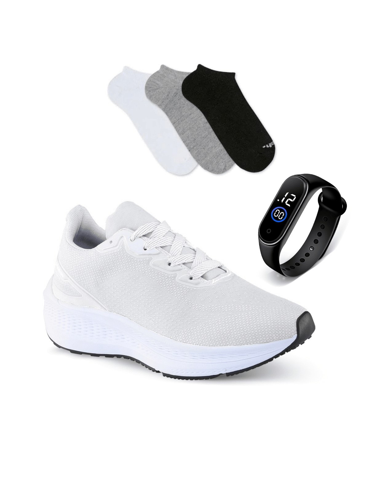 Tênis Para Academia Max Pulse + Relógio