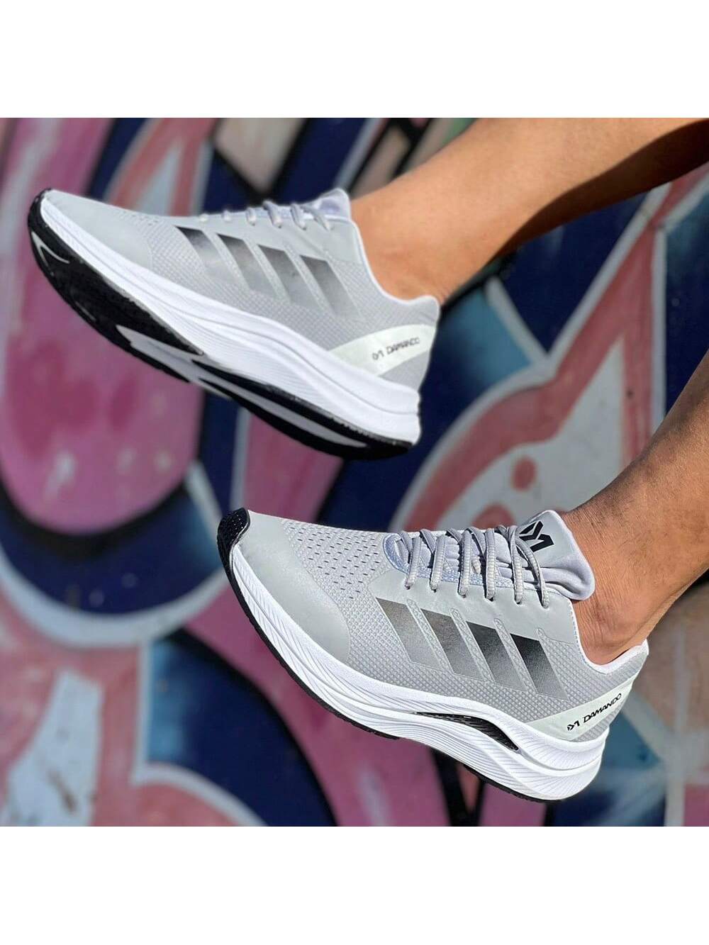 Tênis Academia Corrida Ultra Pro Confortável + Relógio Digital