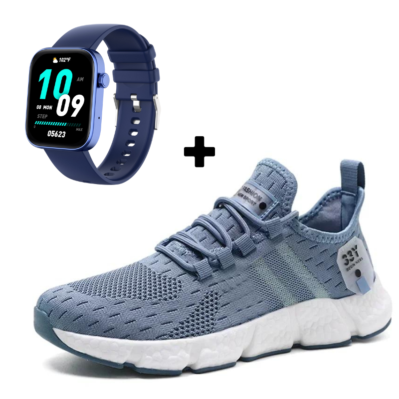 Tênis de Corrida Super Confortável Pro Motion + Brinde SmartWatch