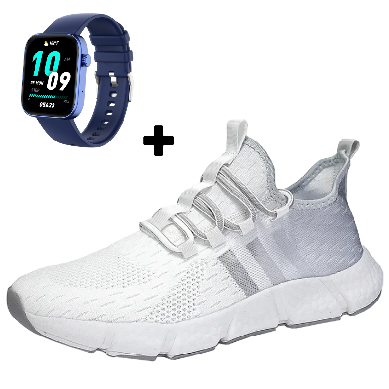 Tênis de Corrida Super Confortável Pro Motion + Brinde SmartWatch