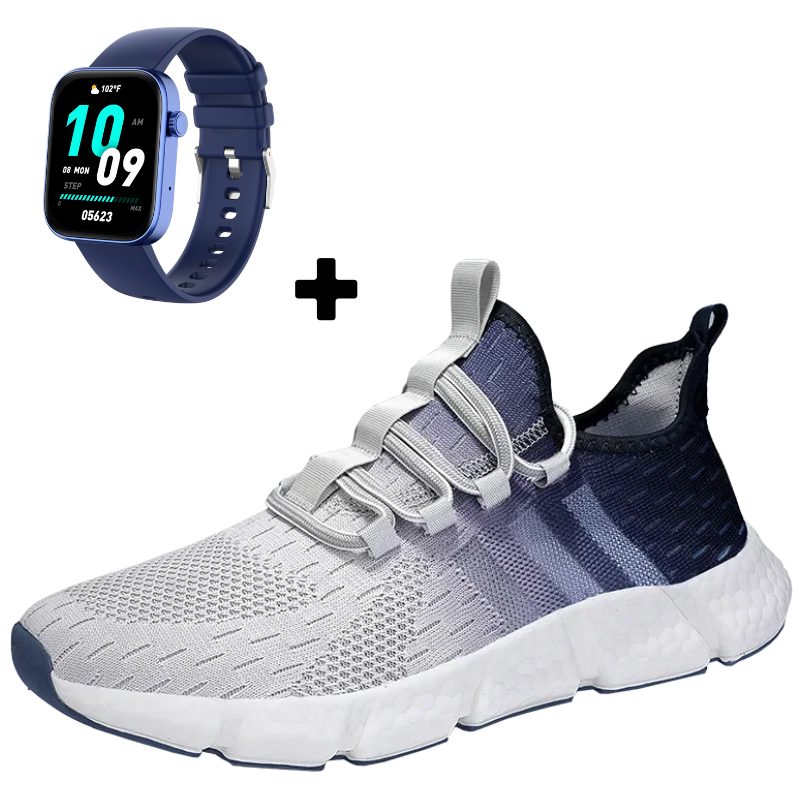 Tênis de Corrida Super Confortável Pro Motion + Brinde SmartWatch