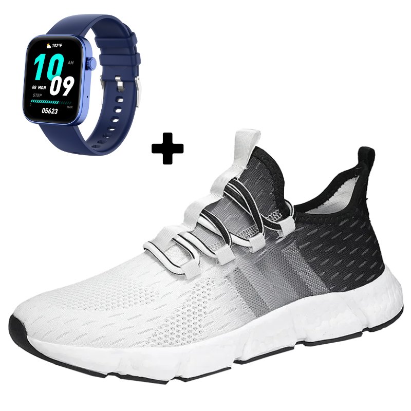 Tênis de Corrida Super Confortável Pro Motion + Brinde SmartWatch
