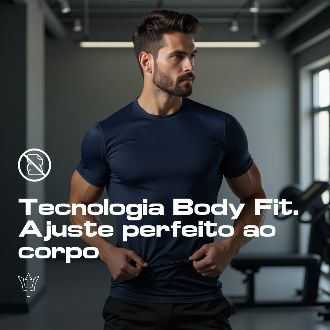 Kit 3 Camisetas Dry Fit Masculinas | Anti Suor, Anti Odor, Proteção UV - Loja Triton Sports