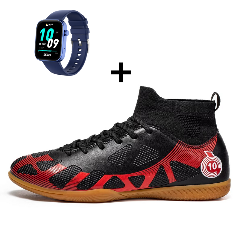 Chuteira Futsal Botinha Masculino - Triton Hydra Strike Infantil e adulto com Smart Watch