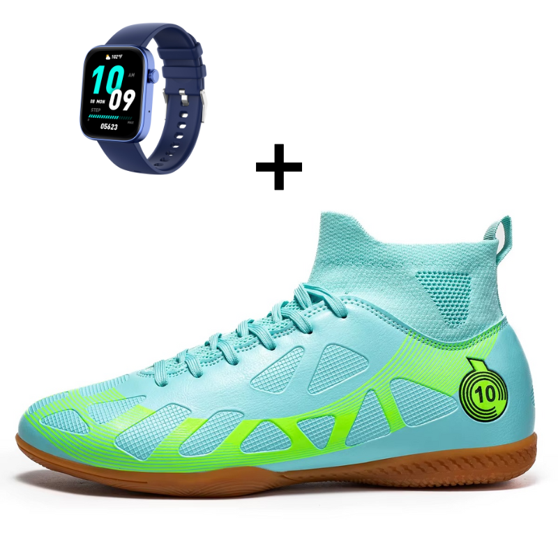 Chuteira Futsal Botinha Masculino - Triton Hydra Strike Infantil e adulto com Smart Watch