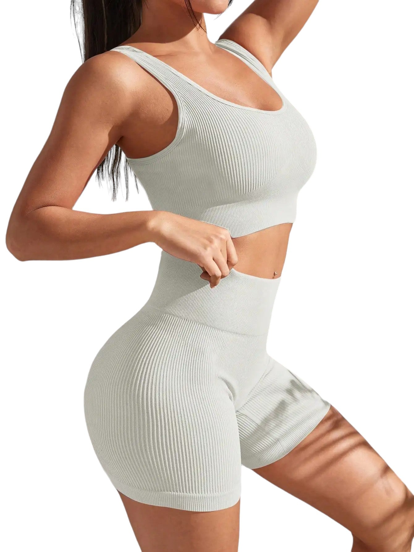 Conjunto Fitness Academia Canelado Fit - Zero Transparência