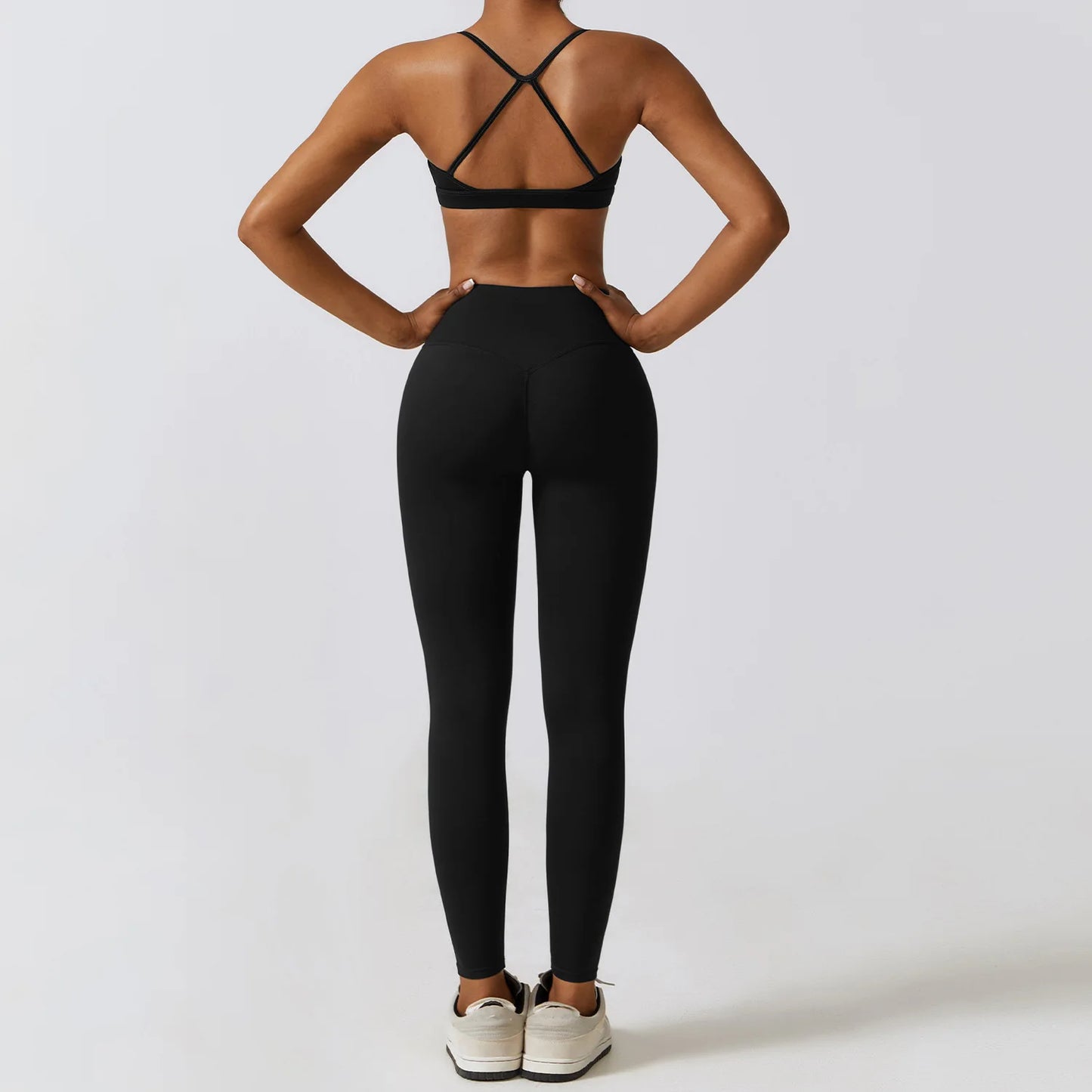 Conjunto Fitness Academia Inverno Elegance + Jaqueta - Zero Transparência - Loja Triton Sports