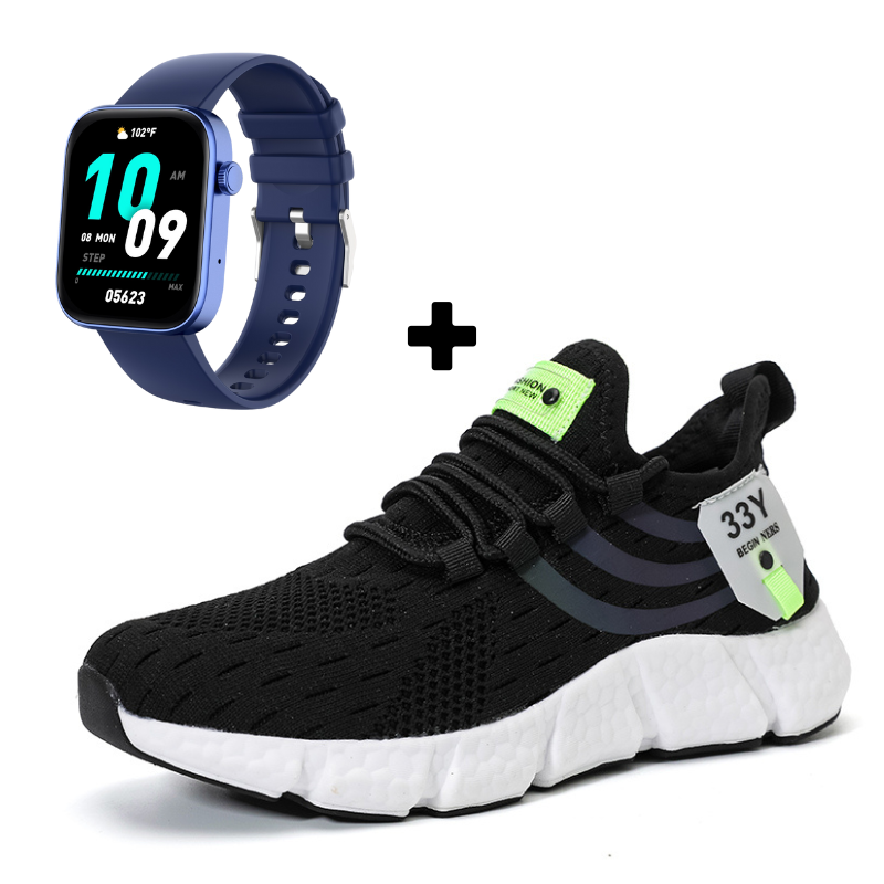 Tênis de Corrida Confortável Pro Run X Leve + SmartWatch