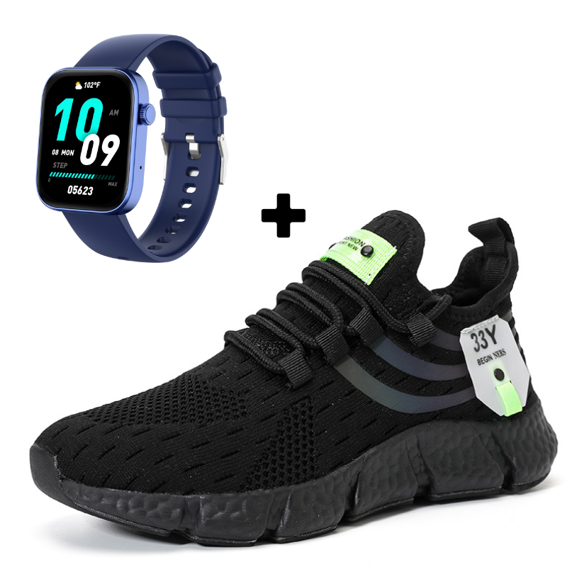 Tênis de Corrida Confortável Pro Run X Leve + SmartWatch