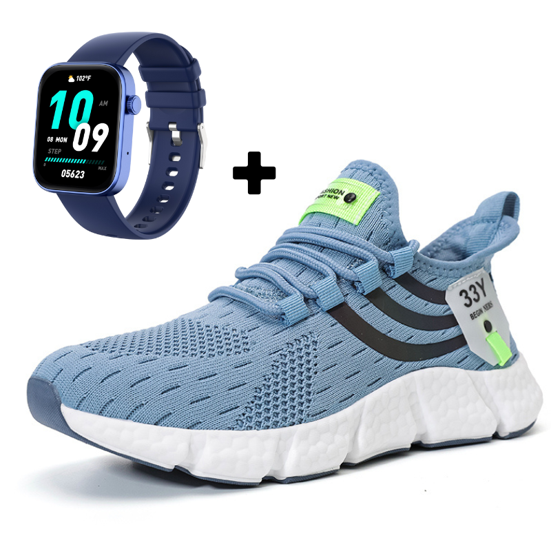 Tênis de Corrida Confortável Pro Run X Leve + SmartWatch