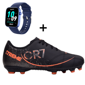 Chuteira de campo CR7 Pro + Smartwatch P7  Infantil e Adulto - Loja Triton Sports