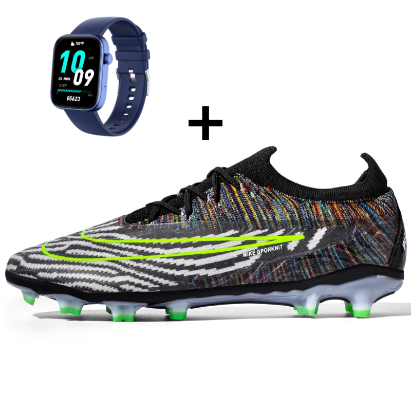 Chuteira de Campo Masculino Tiger X Com Smart Watch