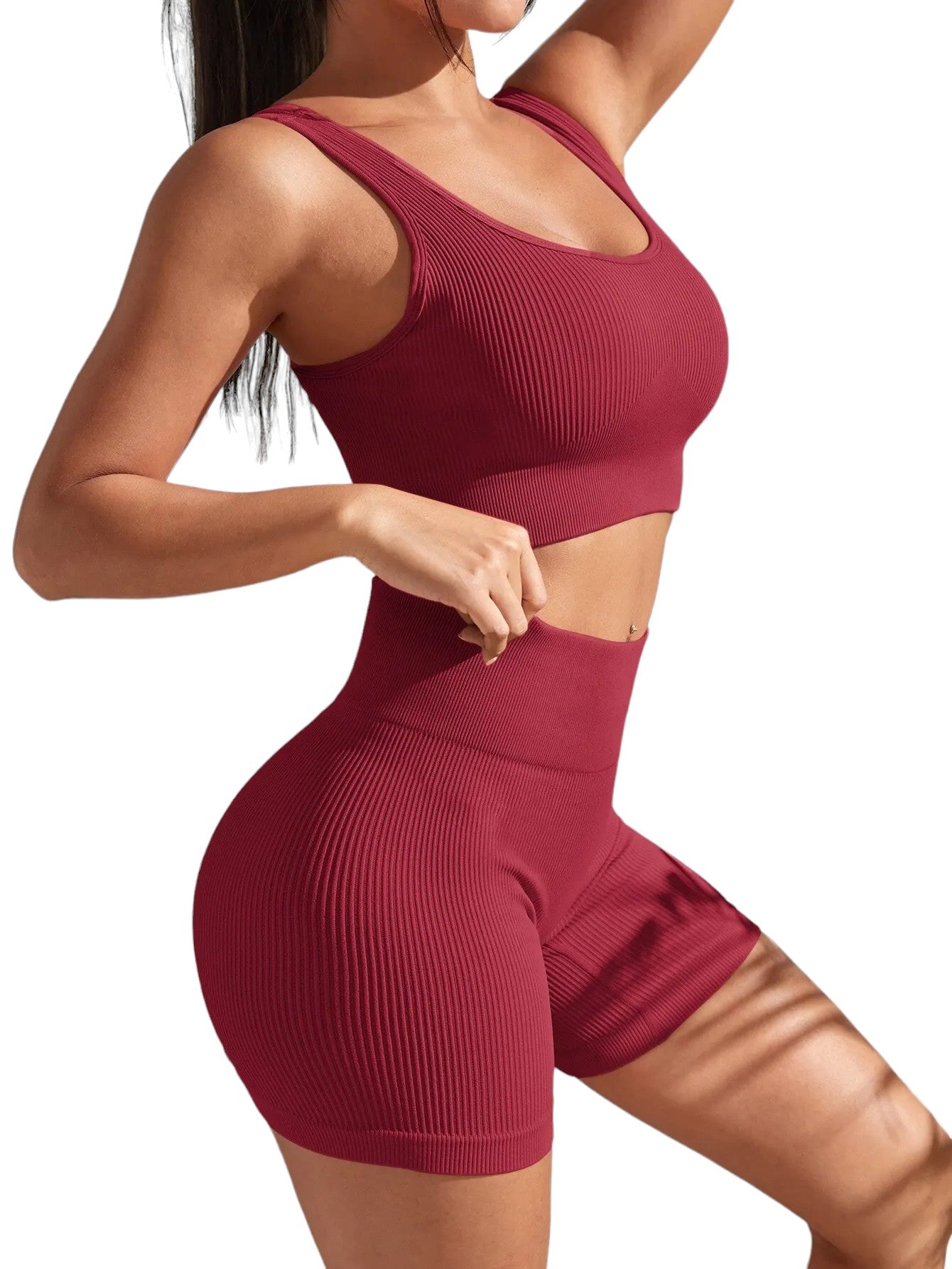 Conjunto Fitness Academia Canelado Fit - Zero Transparência