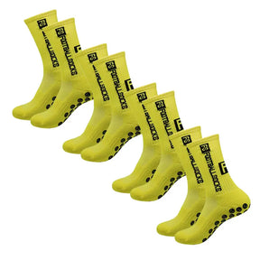 4 Pares de meias antiderrapantes GRIP  - 34 ao 45