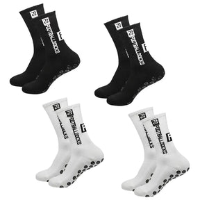 4 Pares de meias antiderrapantes GRIP  - 34 ao 45
