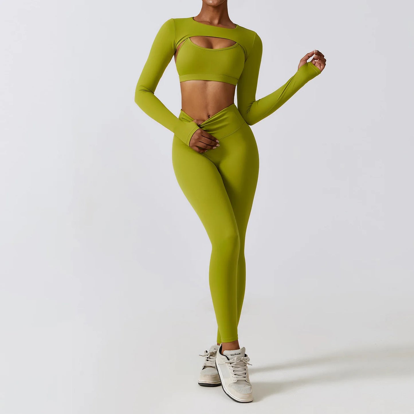 Conjunto Fitness Academia Premium Elegance Com Manga Removível - Zero Transparência - Loja Triton Sports