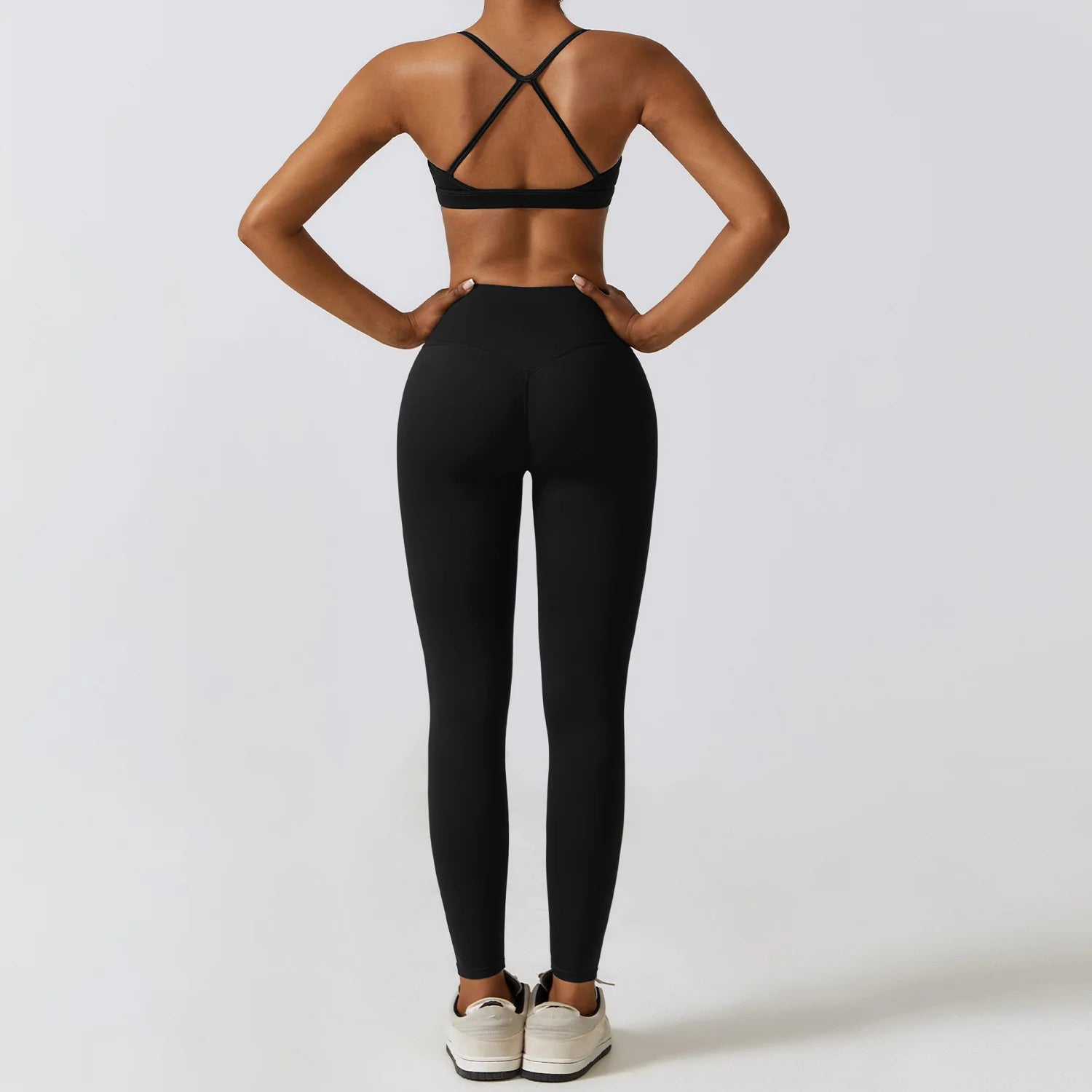 Conjunto Fitness Academia Inverno Elegance + Jaqueta - Zero Transparência - Loja Triton Sports