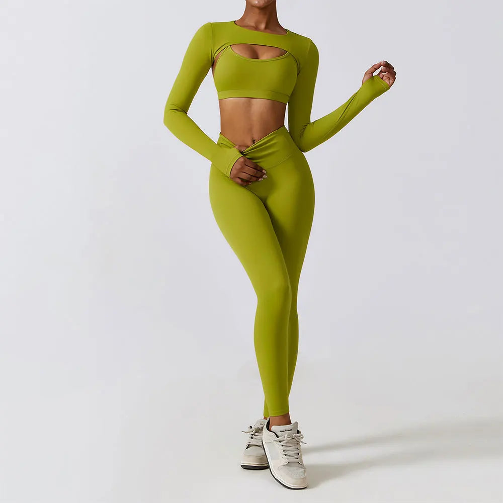 Conjunto Fitness Academia Premium Elegance Com Manga Removível - Zero Transparência - Loja Triton Sports 