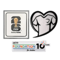 Kit Patches World Cup 2026 Qualifiers Play With Heart & FOUNDATION