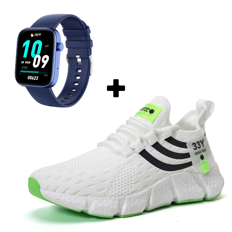 Tênis de Corrida Confortável Pro Run X Leve + SmartWatch