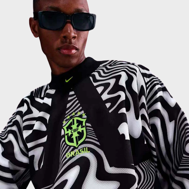 Jersey National Team Brazilian Goalkeeper Longsleeve 2026/27 Fan