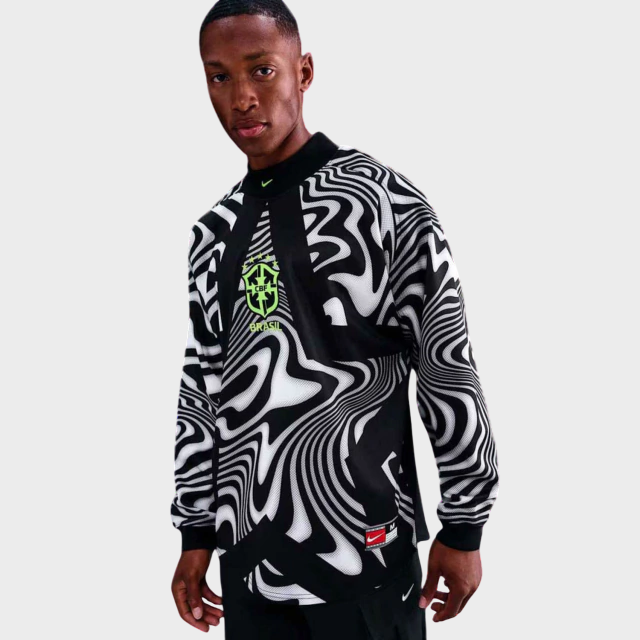 Jersey National Team Brazilian Goalkeeper Longsleeve 2026/27 Fan